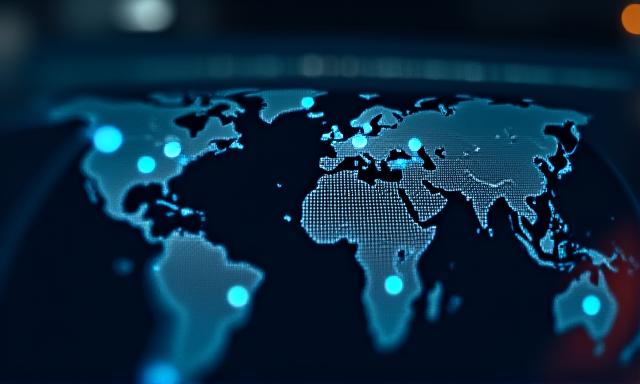 Global logistics tracking dashboard map